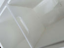 Close-up of the Polar Bear Coolers Polar Bear 20 Hard Cooler in white with a rectangular handle indentation, highlighting its smooth surfaces, sturdy build, and ice retention features.