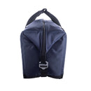 The Polar Bear 24 Pack Original Nylon Soft Side Cooler by Polar Bear Coolers is a dark blue rectangular bag with a front center zipper and black top handle—ideal for keeping 24 cans cold with impressive ice retention.