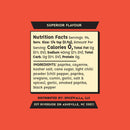 Spicewalla N'Asheville Hot Chicken Seasoning contains zero calories, fat, carbs, or protein per 1/4 tsp serving. Ingredients include paprika, cayenne, salt, chili powder, oregano, cumin, garlic & more. Distributed by Spicewalla.