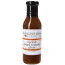 Terrapin Ridge Farms Apricot Ginger Teriyaki Glaze comes in a 12 fl oz bottle with a white and orange label, offering Asian-inspired flavor perfect for grilling, marinades, and dipping.