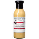 A 12 fl oz (355 ml) bottle of Terrapin Ridge Farms Bacon Tomato Ranch Dressing, labeled gluten free with a black cap and white label accented in red and black. Features smoky bacon flavor blended with creamy ranch.