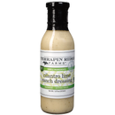 Terrapin Ridge Farms Cilantro Lime Ranch Salad Dressing, 12.1 oz (355 ml), comes in a bottle with a black cap and white-green label. It’s a keto-friendly marinade, dipping sauce, and southwest salad dressing.