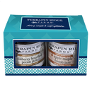 The Terrapin Ridge Farms Everyday 2 Pack features Blueberry Bourbon Pecan and Apple Maple Bacon jams in a blue patterned box—perfect for charcuterie boards or as a thoughtful gourmet gift.