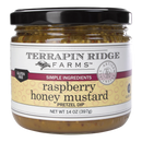 Terrapin Ridge Farms Raspberry Honey Mustard Pretzel Dip features gluten-free, simple ingredients and a sweet-tangy flavor in a 14 oz (397g) jar—perfect for pretzels or snacks.