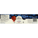 Label for Texan Heartland Blueberry Royale Jam by Texan Heartland, a gourmet blueberry jam with fresh blueberry images, nutrition facts, barcode, social media handles, and product details—proudly made in Texas.
