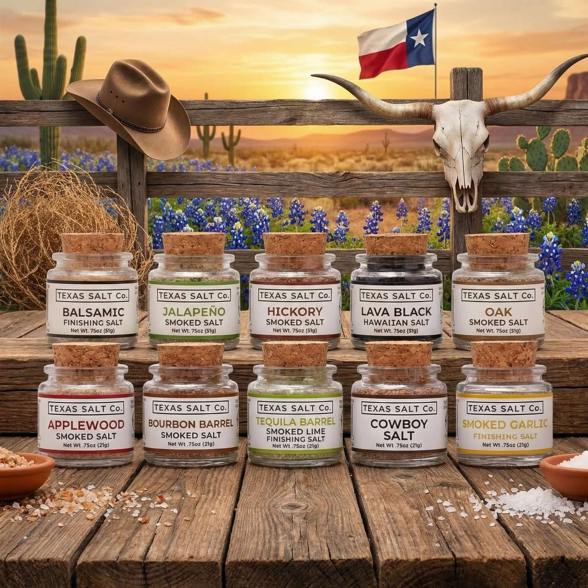 Gourmet Smoked Salt Sampler Gift Set