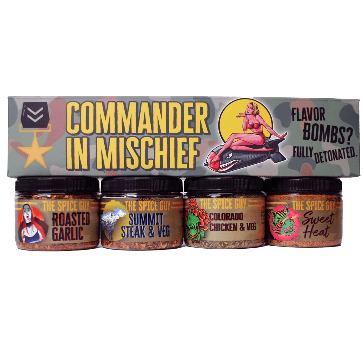 Commander In Mischief BBQ Seasoning Gift Box