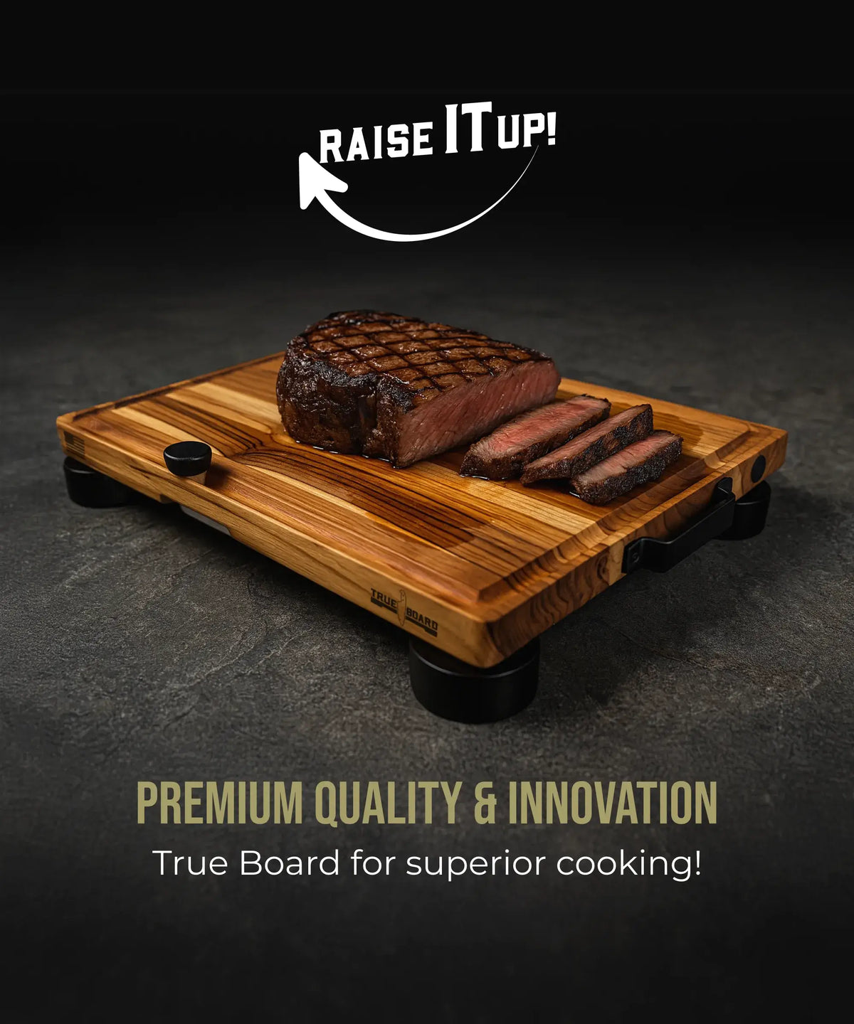 Prep Faster with The True Board 18x24 Cutting Board
