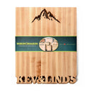 Shop Words With Boards Mountain View Personalized Cutting Board Custom Hardwood Corporate Housewarming Gift from DDR BBQ Supply