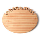 Shop Words With Boards Oval Personalized Cutting Board Custom Hardwood Charcuterie Corporate Housewarming Gift from DDR BBQ Supply