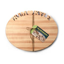 Shop Words With Boards Oval Personalized Cutting Board Custom Hardwood Charcuterie Corporate Housewarming Gift from DDR BBQ Supply