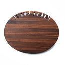 Shop Words With Boards Oval Personalized Cutting Board Custom Hardwood Charcuterie Corporate Housewarming Gift from DDR BBQ Supply