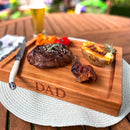 Shop Words With Boards Personalized Meat Cutting Board Juice Groove Custom Hardwood Corporate Housewarming Gift from DDR BBQ Supply