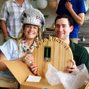 Shop Words With Boards Round Personalized Cutting Board Custom Hardwood Charcuterie Pizza Corporate Housewarming Gift from DDR BBQ Supply