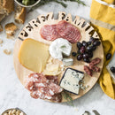 Shop Words With Boards Round Personalized Cutting Board Custom Hardwood Charcuterie Pizza Corporate Housewarming Gift from DDR BBQ Supply