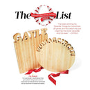 Shop Words With Boards Round Personalized Cutting Board Custom Hardwood Charcuterie Pizza Corporate Housewarming Gift from DDR BBQ Supply