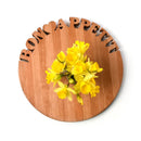 Shop Words With Boards Round Personalized Cutting Board Custom Hardwood Charcuterie Pizza Corporate Housewarming Gift from DDR BBQ Supply