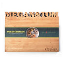 Shop Words With Boards Seriously Kosher Custom Cutting Board Large Personalized Hardwood Corporate Housewarming Gift from DDR BBQ Supply