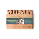 Shop Words With Boards Seriously Kosher Personalized Cutting Board Small Custom Hardwood Corporate Housewarming Gift from DDR BBQ Supply