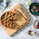 Shop Words With Boards Top and Side Personalized Cutting Board Custom Hardwood Corporate Housewarming Gift from DDR BBQ Supply