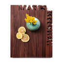 Shop Words With Boards Top and Side Personalized Cutting Board Custom Hardwood Corporate Housewarming Gift from DDR BBQ Supply