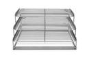 The Yoder Smokers YS640 3-Tier Wire Smoking Rack features horizontal bars and a sturdy three-tiered design, viewed from the front on a white background. Perfect for maximizing vertical cooking space in Yoder Smokers grills.