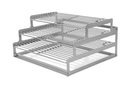 The Yoder Smokers YS640 3-Tier Wire Smoking Rack features a silver, open design with stepped tiers and horizontal bars, maximizing vertical cooking space for organized smoking. Compatible with Yoder Smokers YS640 grills.