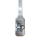 Shop personalized BBQ tongs with Texas monogram outline 16 inch custom engraved grill tool from DDR BBQ Supply