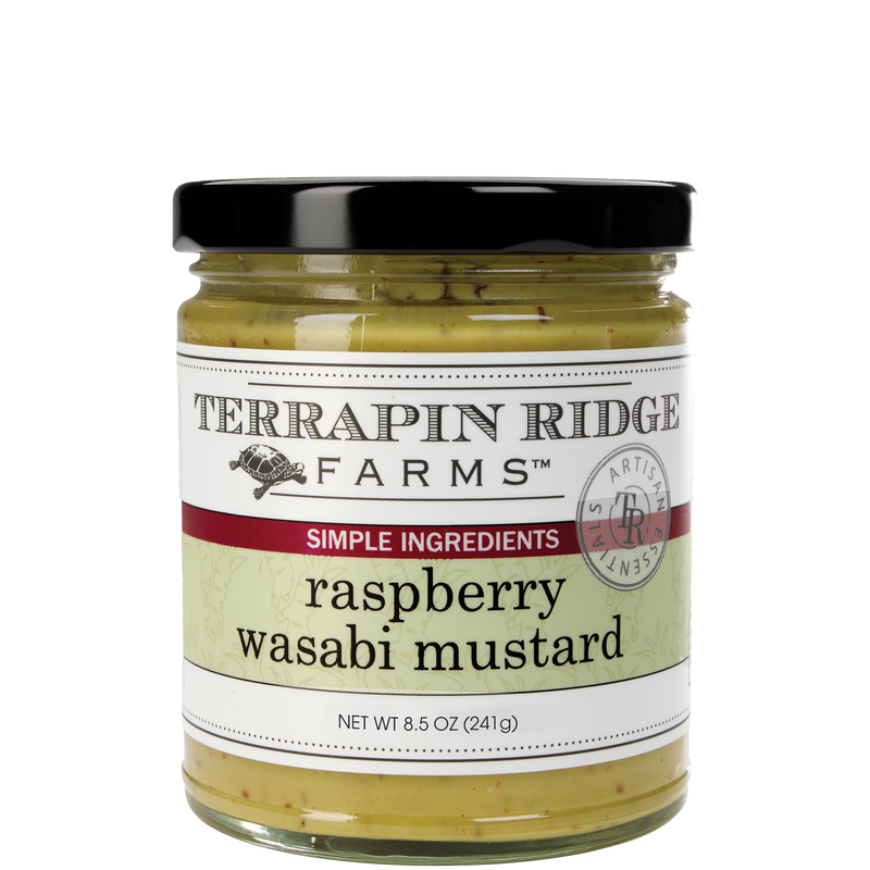 Raspberry Wasabi Mustard for Charcuterie and Sandwiches