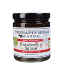 Terrapin Ridge Farms Strawberry & Fig Jam (10.5 oz) is vegan, gluten-free, and fat-free—ideal for cheese or charcuterie boards, as a topping or glaze.