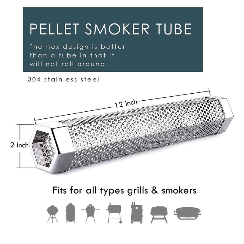 Stainless Steel Smoker Tube Hisea/Amazon