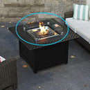 Square Windscreen for Muskoka, Victorian and Hamptons Fire Tables at DDR BBQ Supply