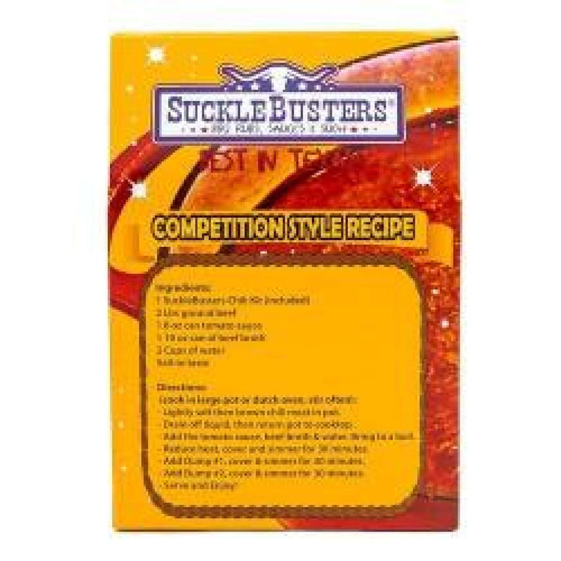 Sucklebusters Competition Style 2 Dump Chili Kit Sucklebusters