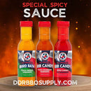 The Texas Pepper Jelly Rib Candy 3 Pack includes a variety of our best BBQ glazes. Sweet, spicy, and fruit-forward flavors perfect for ribs, pork, and more. Pick your 3 favorites