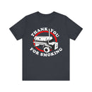 Thank You for Smoking BBQ T-Shirt with soft cotton fabric and bold barbecue print