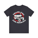 Thank You for Smoking BBQ T-Shirt with soft cotton fabric and bold barbecue print