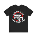 Thank You for Smoking BBQ T-Shirt with soft cotton fabric and bold barbecue print