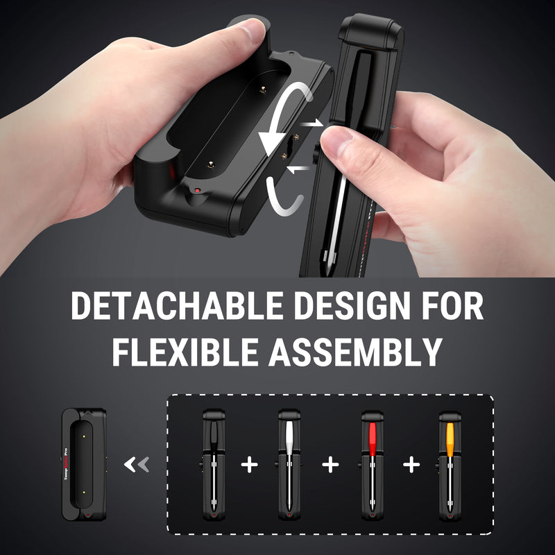 ThermoPro TempSpike Plus wireless meat thermometer with 1 probe DDR BBQ Supply for Chefs, BBQ and Home Cooks