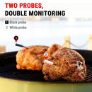 ThermoPro Twin TempSpike wireless dual-probe meat thermometer with 500FT Bluetooth range and LCD booster for smoking and grilling