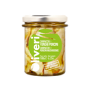 A glass jar of Taycte Porcini Mushroom Carpaccio in Extra Virgin Olive Oil, an authentic Italian delicacy, features a green label displaying the product name in both Italian and English (Carpaccio di Funghi Porcini), the net weight of 180g, and an image of wild Boletus Edulis mushrooms printed on the bottom corner.