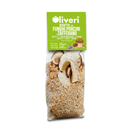 A clear bag of Taycte Porcini Mushroom & Saffron Risotto (Risotto con Funghi Porcini e Zafferano), featuring premium Carnaroli rice with porcini mushrooms and saffron, displays visible rice grains and mushroom slices inside. The green label presents product information in both Italian and English, emphasizing that this delicacy is proudly Made in Italy by Taycte.