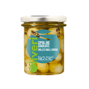 A glass jar of Taycte Grilled Small Onions in Extra Virgin Olive Oil, labeled Cipolline Grigliate. The tender onions are visible through the jar. Net weight 190g.