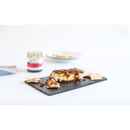 Terrapin Ridge Farms Hot Pepper Bacon Jam – 5 oz, shown on a slate with goat cheese, dark sauce, chopped pecans, and crackers. This sweet-heat jam is a perfect charcuterie condiment; a jar and plate of crackers complete the display.