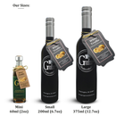 Three bottles of White Truffle olive oil in mini (60ml), small (200ml), and large (375ml) sizes—each with a tag—are displayed side by side for easy size comparison. Pair these exquisite oils with Georgetown Olive Oil Co. White Truffle Infused Balsamic, or enjoy them alongside our signature white balsamic vinegar for a truly gourmet experience.