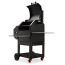 Yoder Smokers YS480s Pellet Grill ACS WiFi American made DDR BBQ Supply right side view