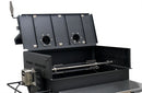 Yoder Smokers flat top charcoal grill rotisserie kit for 48 inch flat top models DDR BBQ Supply