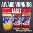 DDR BBQ Rubs 6 Pack of all-natural Texas-made seasonings for grilling and everyday use