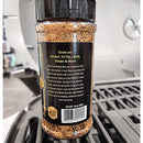Texas Oil Dust Black Gold BBQ Rub for brisket with coarse black pepper, garlic, and pecan flavor