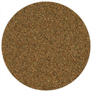 A circular pile of The Spice Lab Whole Celery Seeds viewed from above, featuring small, greenish-brown seeds evenly distributed in a round shape on a white background, reminiscent of classic pickling spices or a savory seasoning blend.