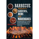 Showcasing three bowls of barbecue sauces, the book cover for "Barbecue Right!: Sauces, Rubs And Marinades: Beginners Guide To Flavor-Rich Barbecues With Rubs, Sauces, Marinades, Bastes, Butters, And Glazes - Paperback" by Kirk Endstone displays meat grilling over flames against a dark blue textured background. Published under the brand Books by splitShops, this expert guide is ideal for anyone looking to master flavorful marinades and rubs for delicious barbecue creations.